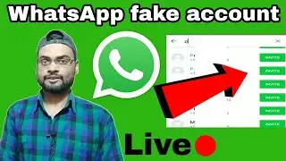 WhatsApp fake account || how to fix all error problem WhatsApp | fixed invite problem 2022