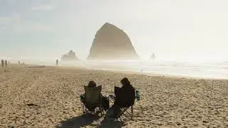 Cannon Beach, Oregon | Canon R8 Cinematic Video 24-105 f4 L lens