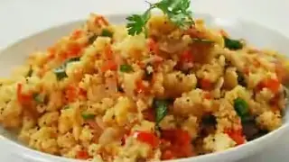 Spicy idly upma