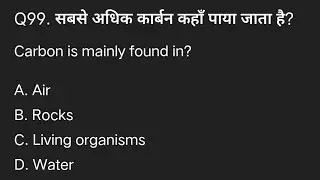 Science MCQ for Competitive exams 