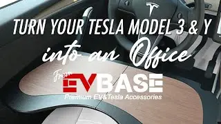 Turn Your Tesla Model 3 & Y into and Office!