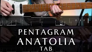 Pentagram - Anatolia Gitar Cover | Nasıl Çalınır | TAB #pentagram #gitar #cover