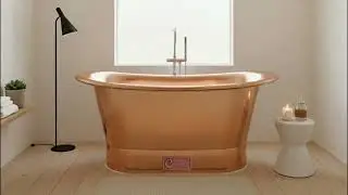 Straight Base Copper Bathtub Full Copper 1500mm