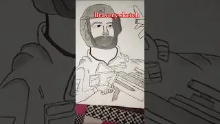 Brave Soldier Drawing | Tribute to Indian Army #art #sketch #shorts #armylover#artideas #easyart