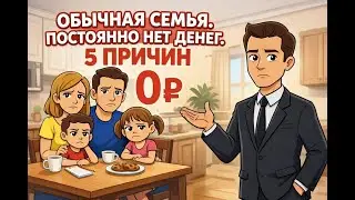 Вы оба работаете, но постоянно нет денег. 5 причин.