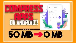 COMPRESS ANDROID APPLICATION AND FREE UP SPACE IN 2 MIN !! VIDEO BY-Tech Folder