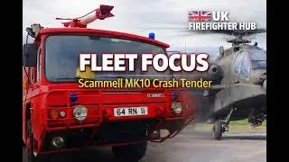 Scammell MK10 Crash Tender | 1980s RAF Military Airport Fire Engine | #fleetfocus