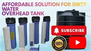 Dirty water overhead tank solution at very affordable price 👌😱🤔🫡🔥🔥🔥.