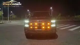 XRIDONSEN 8 шт. синхронизированных стробоскопов для грузовиков, тягачей, строительных машин, квад...
