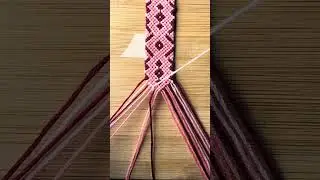 Sakura inspired bracelet #friendshipbracelet #chevron #friendshipband