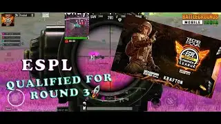QUALIFIED FOR ESPL ROUND-3🧑&zwj;🚀 | Battlegrounds Mobile India | ESPL S2 #espl #bgmi #bgmilive