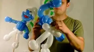 Ballon balloon, Schlumpf smurf, Modellierballon Ballonfiguren Part 1/2 Comic Kartoon