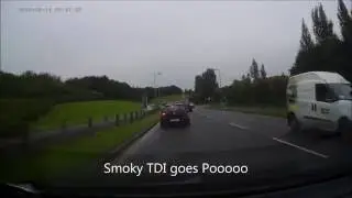 Smoky TDI and roundabout clown
