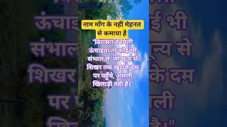 नाम नहीं माँगा, मेहनत से कमाया है#motivation#shorts #success #mindset #youtubeshorts