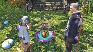 Final Fantasy XIV - Hatching-tide 2018 quest Uneggspected Encounters | Ywain & Nicoliaux