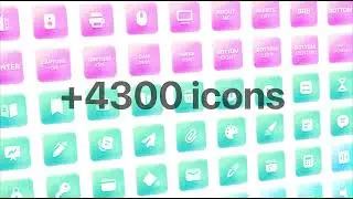 Glass Stream Deck Icons | +4300 icons | 10 Colors | Streamers & Vtubers