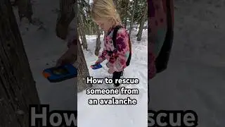 How to rescue someone from an avalanche