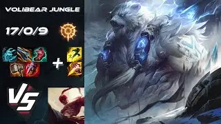 JUNGLE Volibear vs Lee Sin - EU Challenger Patch 14.5