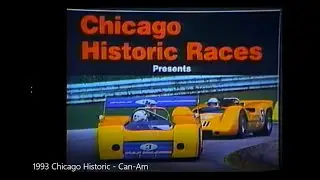 1993 Chicago Historic Races at Road America featuring Can Am REUNION