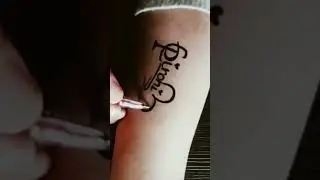 Epironi name temporary tattoo comment name #epironi#shorts#tattoo