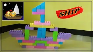 Ship Design in Building Blocks | Kids Building Block Games | Ship with Blocks | Kids Game Show