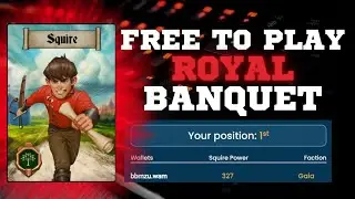 Royal Banquet Tutorial! Earn Wax Selling Tokens & NFTs In This FREE Game