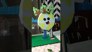 Save earth model 🌎 save environment model #3dmodel #science #youtubeshorts #shorts #saveearth #art