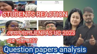 JENPAS UG 2023 EXAM PAPER ANALYSIS| Students reaction Jenpas UG 2023|JENPAS UG 2023 Question papers