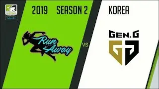 RunAway vs Gen.G esports (Part 1) | OWC 2019 Season 2: Korea