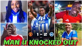 GENZ HILARIOUS REACTION ON MAN UNITED 2-1 LOSS VS BRIGHTON IN THE FA CUP
