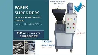 Small Waste Shredder | Waste Shredding Machine Designed for Waste Materials