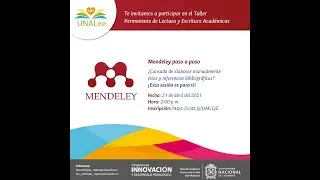 Mendeley paso a paso.