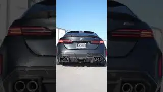 BMW G90 M5 with Active Autowerke Cat Back Exhaust and newly developed Active Autowerke downpipe