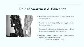 How Sustainable Fashion Influences the Purchasing Decisions of Business Students - Parijot Kaur