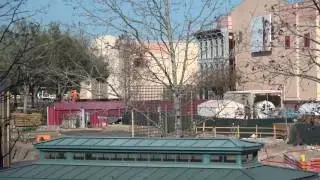 Star Wars Land Construction | Entrance walls going vertical (3/4/2017)