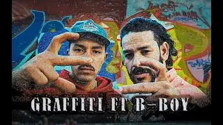 SAKO SEVEN X IMAZIGHEN . GRAFFITI ARTIST FT B-BOY DANCER . TANGIER MOROCCO . #art #rap #morocco
