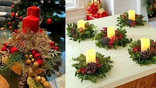 Christmas Candle Set for Table Decoration/Most Beautiful Christmas Decoration 2022