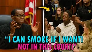 &ldquo;DEFENDANT CLAIMS HIS WEED CARD LETS HIM BE HIGH IN COURT 😳⚖️ |  Judge SNAPS BACK!&rdquo;