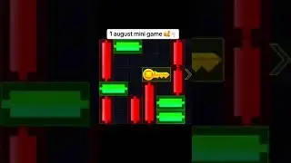 1st August mini game key 🔐 Hamster Kombat