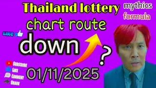 Thailand lottery down Chart Routine . 01-11-2025 || thai lotto chart routine formula? 