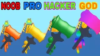 NOOB VS PRO VS HACKER VS GOD  in  Giant Hammer