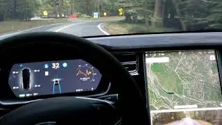 MULTIPLE S CURVES | TESLA Self Driving AutoPilot TEST | AP2 2018.39.6 | Vid 015