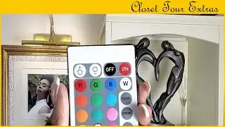 Wireless Spotlight Display Pictures, Paintings & Art Closet Tour EXTRAS