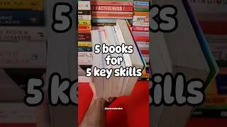 5 books to learn 5 important skills | best books to read in 2024 #mustreadbooks