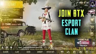 HOW TO JOIN BTX CLAN IN SEASON 6 | PUBG MOBILE