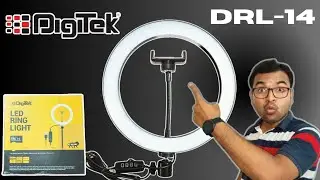 Digitek LED Ring Light (DRL-14) - Unboxing and Setup Installation in Detailed