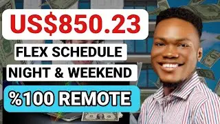 Earn US$850 💵 Easy  Remote Jobs You Can Literally Do At Night I Legit jobs