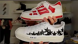 SKELS OR STARS? AMIRI Star Low Top White Sneaker (Review) + ON FOOT
