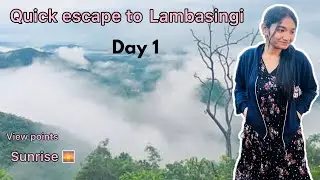 xploring Lambasingi Day 1 Stunning Sunrise & Breathtaking Viewpoints 🌄 #youtube #lambasingi