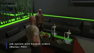 [QB-Core] FiveM Hookah script, Early Alpha, Job system with orders